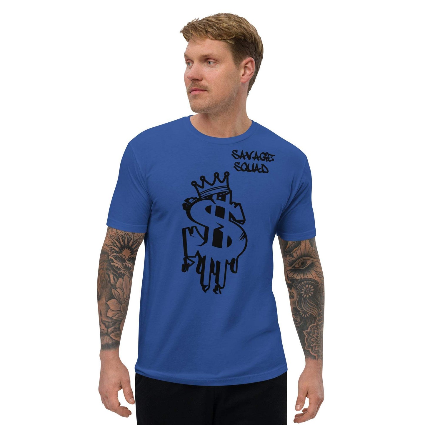 Men's Money Tee featuring graffiti-style dollar sign graphic, comfortable and lightweight cotton blend.