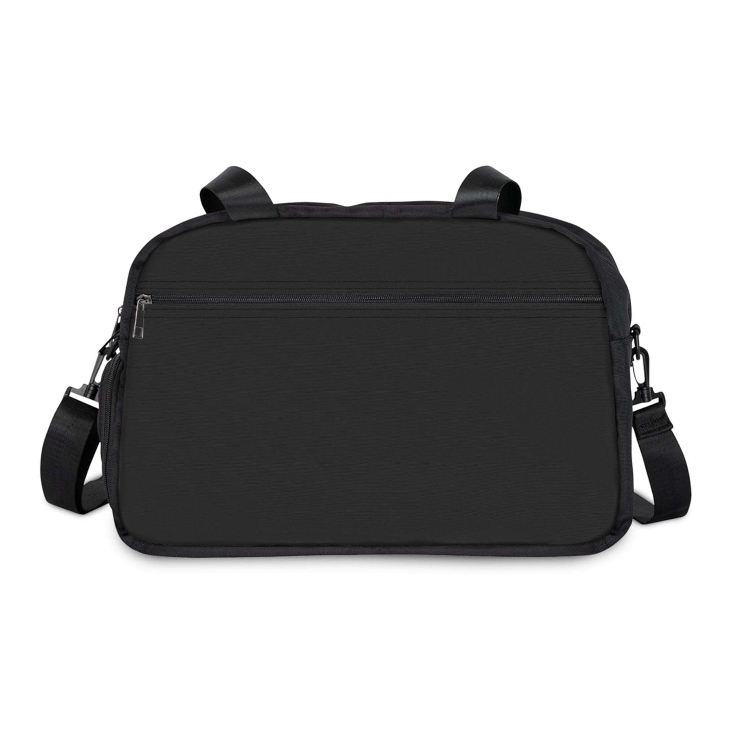 Savage Squad Fitness Bag - Cheetah design, dimensions 12.4" x 13.3", with adjustable shoulder strap and handles.