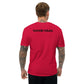 Red "Logo Tee" featuring "Savage Squad" print on the back, available in various sizes.