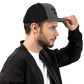 Embroidered Savage Squad Snapback with adjustable plastic snapback and curved visor.