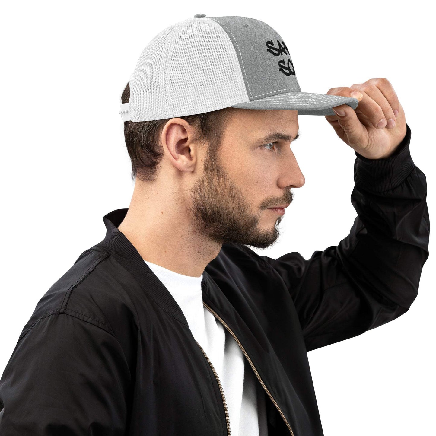 Embroidered Savage Squad Snapback cap with adjustable snapback and curved visor.